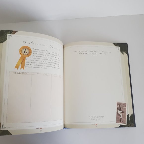 NEW in Box Hardcover Family Keepsake & Scrapbook | Memories & Record Keeper Gift - Picture 7 of 13